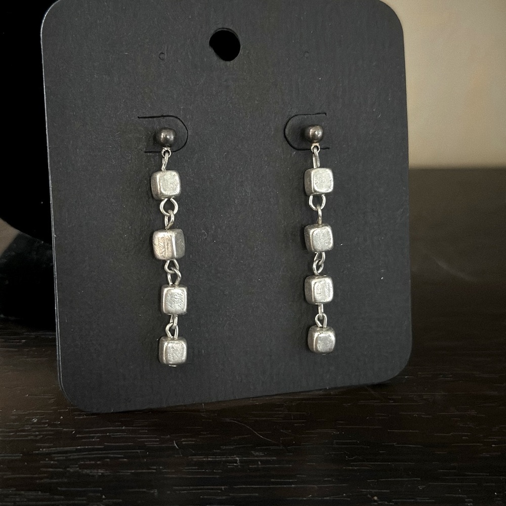Elegant Silver Dangle Earrings